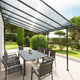 Pergola Hesperide adossée BELIZE Graphite
