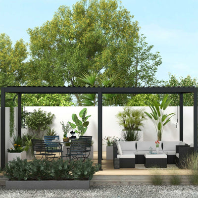 Pergola MIRADOR 111 Deluxe Anthracite 3x6m