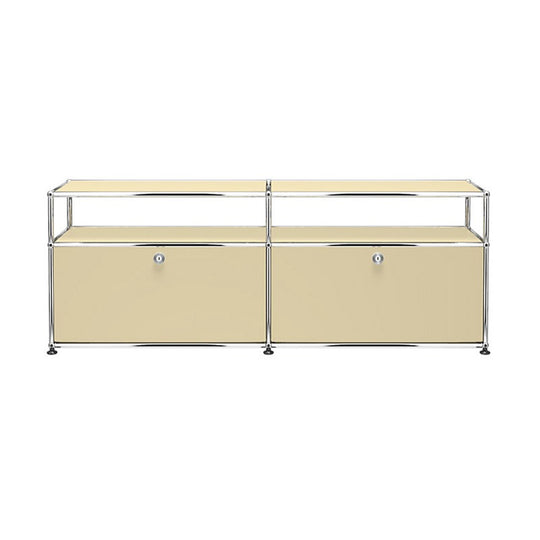 Meuble de rangement USM HALLER O2 métal beige