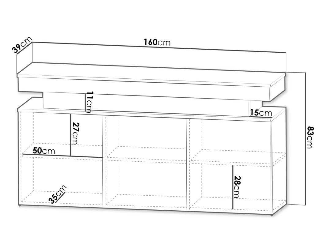 Buffet MOBILIER 1 Monfero Cachemire
