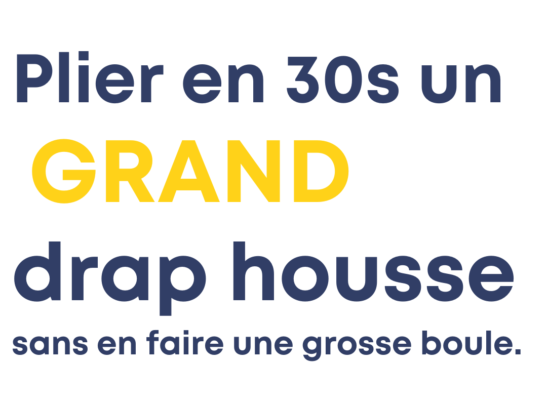 plier un drap housse astuce