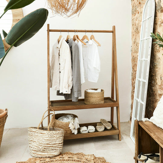 Portant à vêtements  LOBERON Avel en bois de pin — photo produit