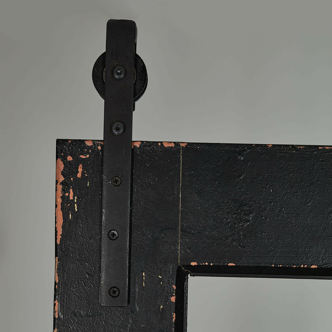 Porte coulissante d'intérieur LOBERON Sorelles noir vieilli — photo produit