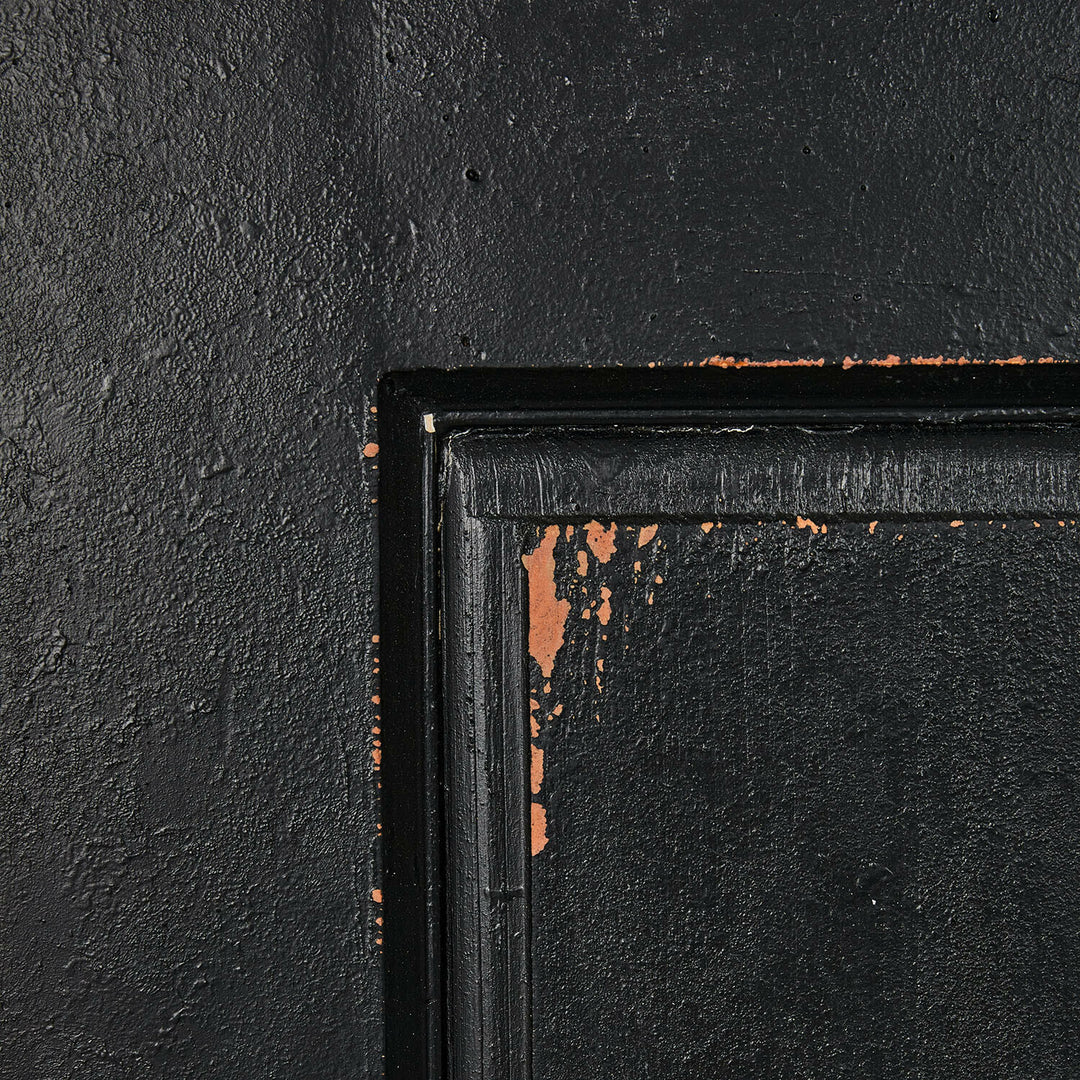Porte coulissante d'intérieur LOBERON Sorelles noir vieilli — photo produit
