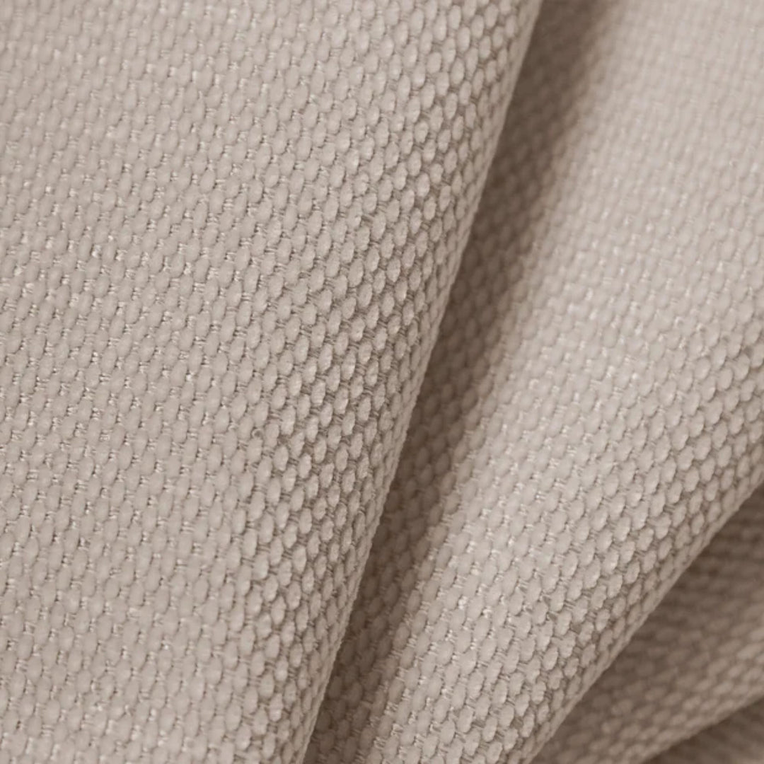 Pouf MICADONI Molino en tissu chenille beige