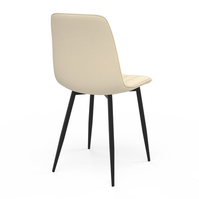 Lot de 6 chaises Fiona beige