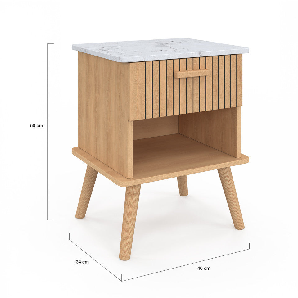 Lot de 2 Tables de chevet Marceau