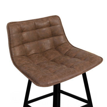 Lot de 4 tabourets Irina Marron