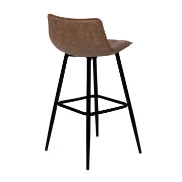 Lot de 4 tabourets Irina Marron