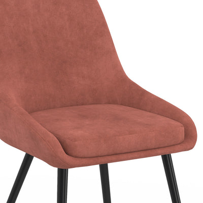 Lot de 4 chaises Olivia terracotta