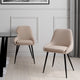 Lot de 2 chaises Ornella taupe