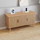 Buffet FAUSTINE 3 portes effet lattes – L110 cm