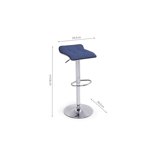 Lot de 2 tabourets Kris Bleu