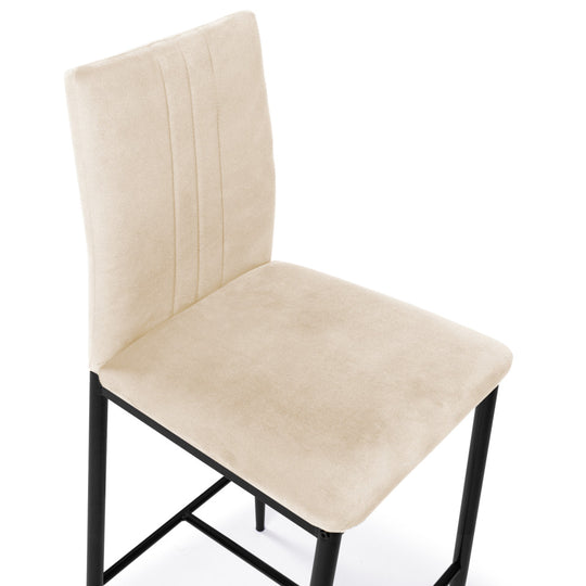Lot de 2 tabourets Jade beige
