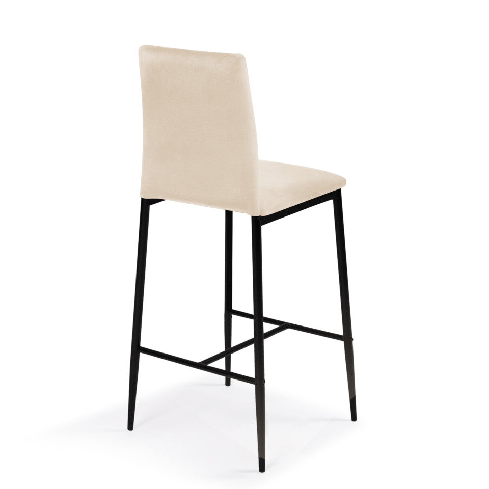 Lot de 2 tabourets Jade beige