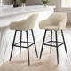 Lot de 2 tabourets Ariana beige