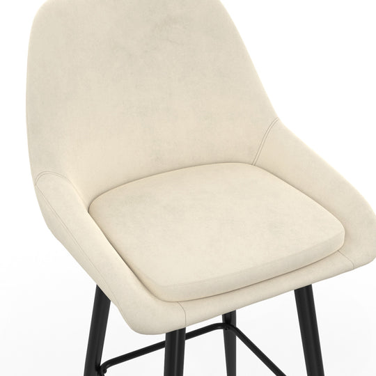 Lot de 4 tabourets Olivia beige