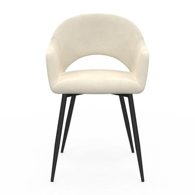 Lot de 2 chaises Rebecca Beige