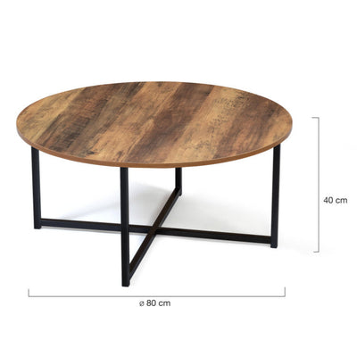 Table basse ronde 80cm Elize