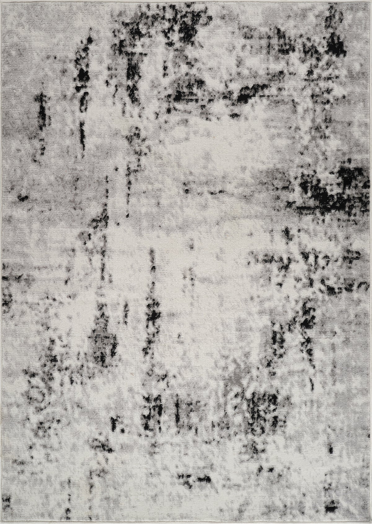 Tapis Abstrait Moderne Blanc/Gris Jordan 200x275cm