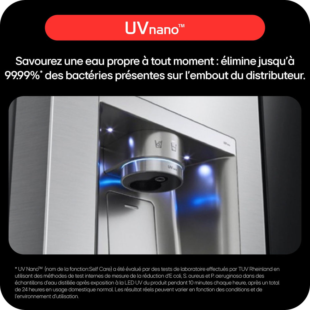 Réfrigérateur américain LG GMG860EPBE