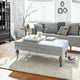 Ottoman repose-pieds LOBERON Ulysette en lin — photo produit