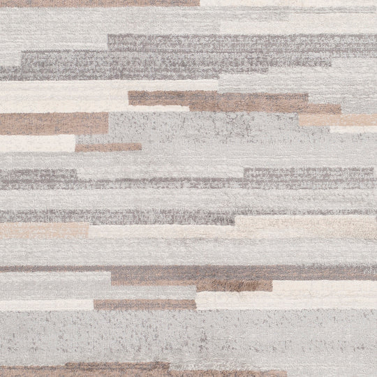 Tapis Scandinave Moderne Blanc/Marron Maastricht