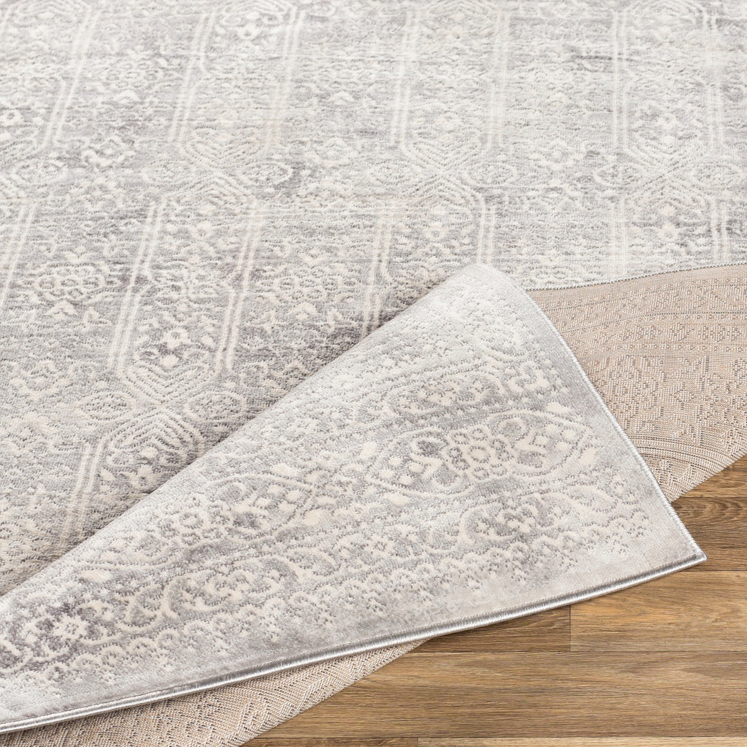 Tapis Vintage Oriental Blanc/Gris Ottawa