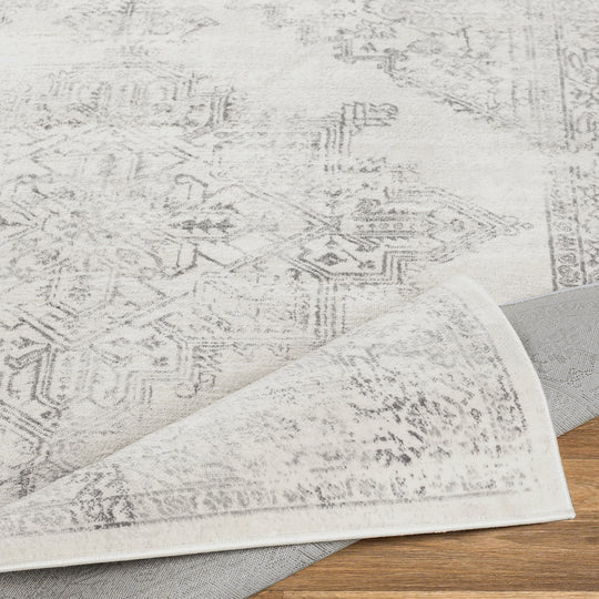 Tapis Vintage Oriental Blanc/Gris Kota