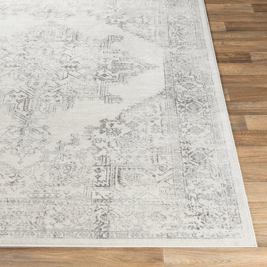 Tapis Vintage Oriental Blanc/Gris Kota