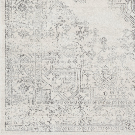 Tapis Vintage Oriental Blanc/Gris Kota