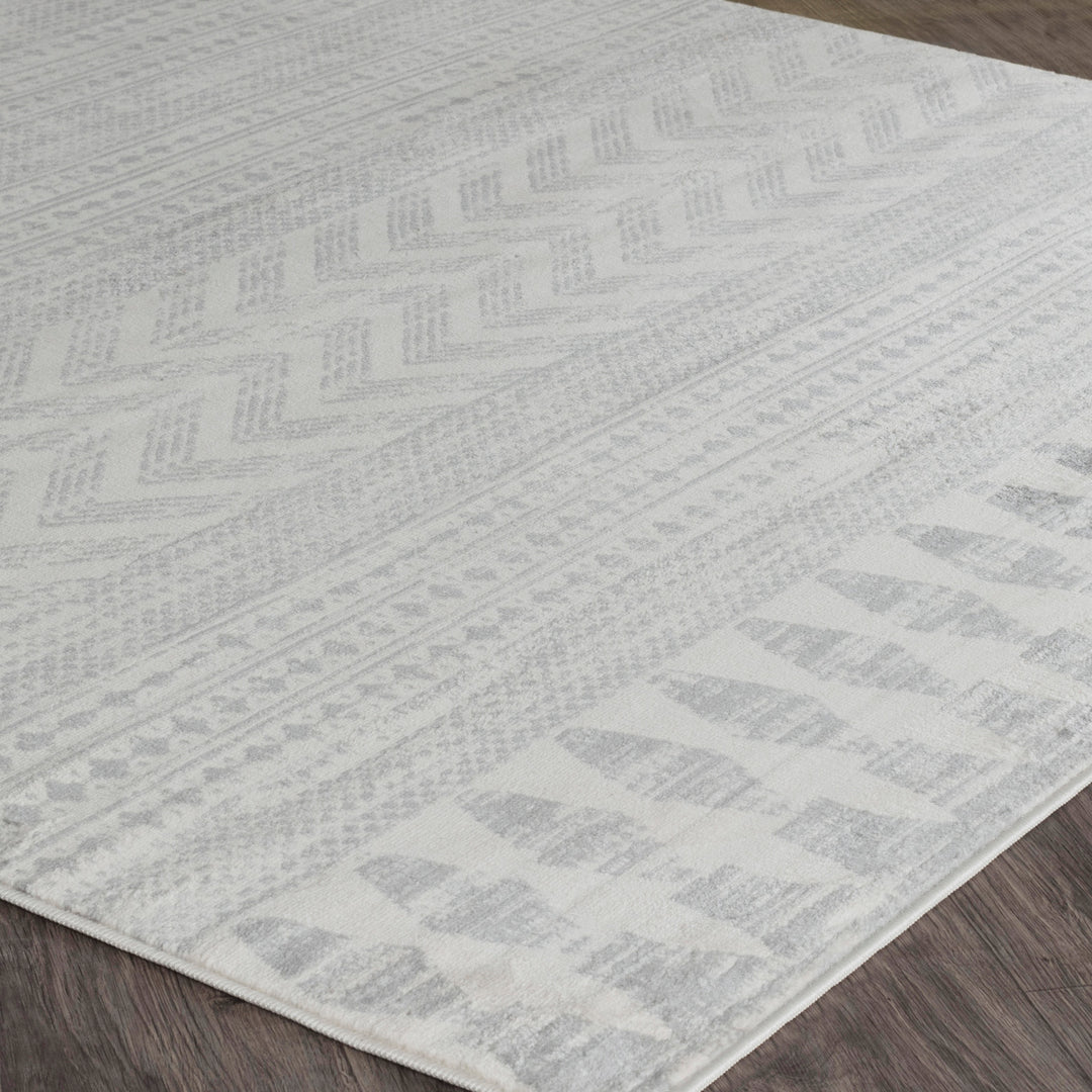 Tapis Scandinave Bohème Gris Mykonos
