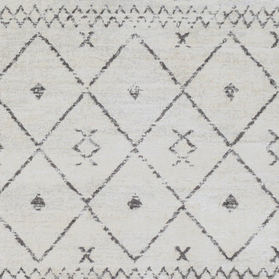 Tapis Berbère Ethnique Blanc/Gris Lima