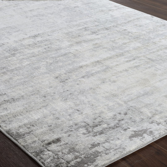 Tapis de Couloir Abstrait Utrecht Moderne Blanc/Gris