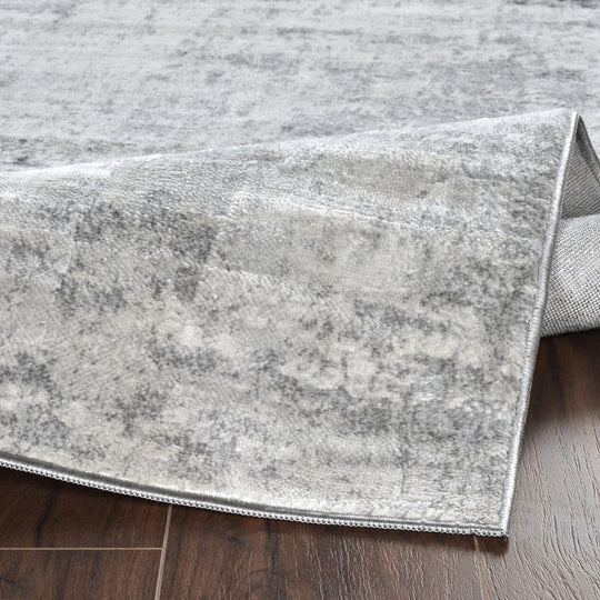 Tapis Abstrait Utrecht Moderne Blanc/Gris