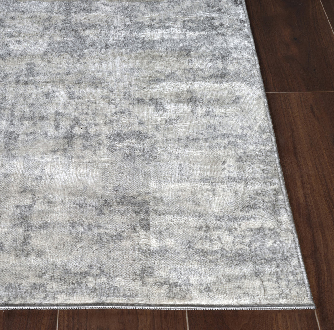 Tapis Abstrait Utrecht Moderne Blanc/Gris