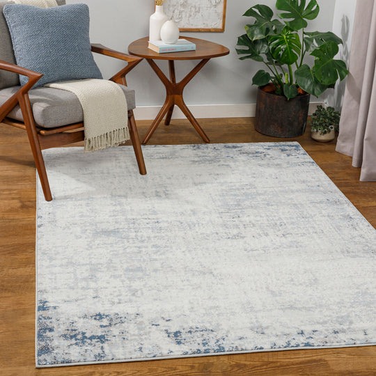 Tapis Abstrait Utrecht Moderne Gris/Bleu 160x215cm
