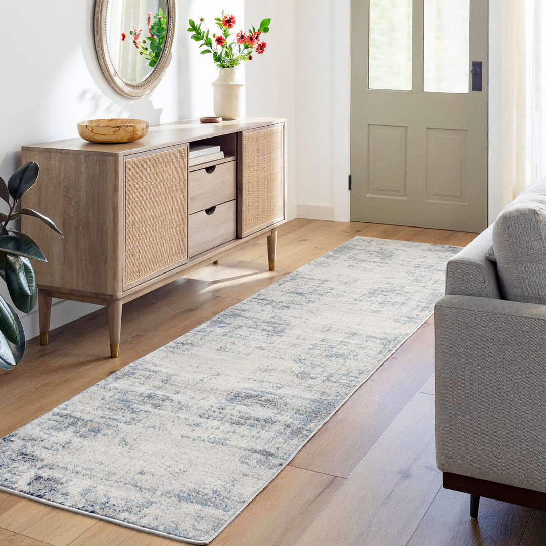 Tapis Abstrait Utrecht Moderne Gris/Bleu 160x215cm