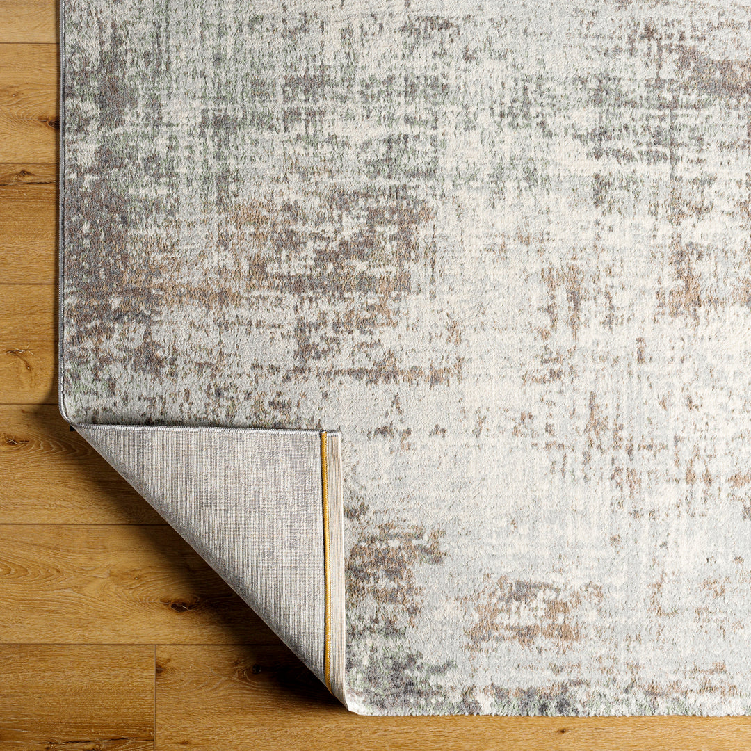 Tapis Abstrait Utrecht Moderne Gris/Brun