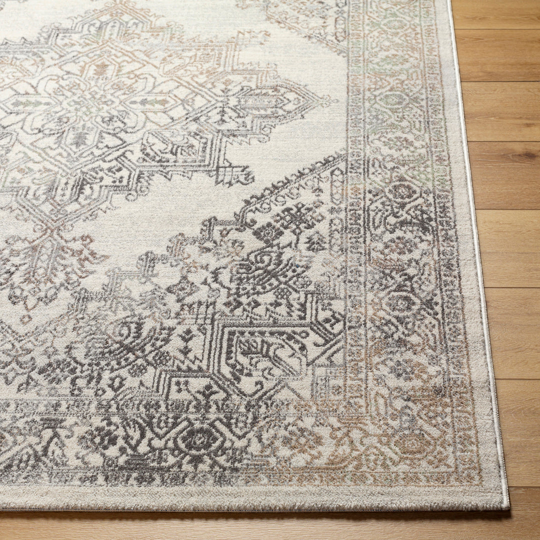 Tapis de Couloir Vintage Oriental Gris/Brun Kota