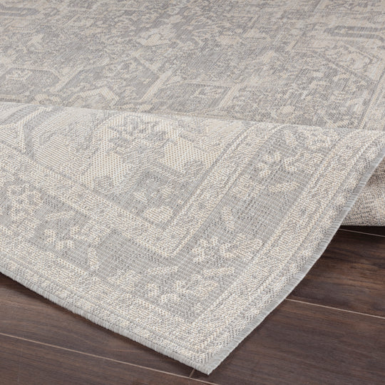 BALLARAT Tapis d'Extérieur/Intérieur Gris/Ivoire 160x213