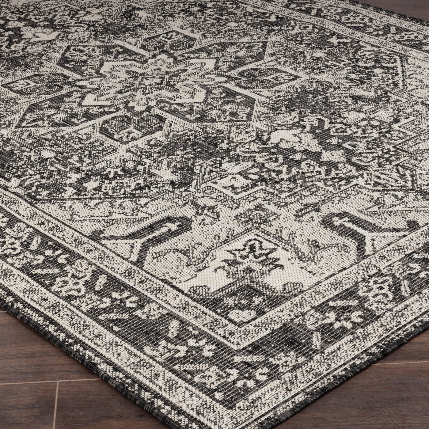 Tapis d'Extérieur/Intérieur Gris/Ivoire  Ballarat