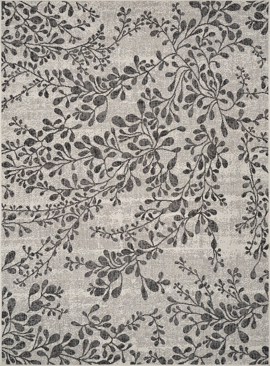 HASSELT Tapis d'Extérieur/Intérieur Ivoire/Gris 120x170