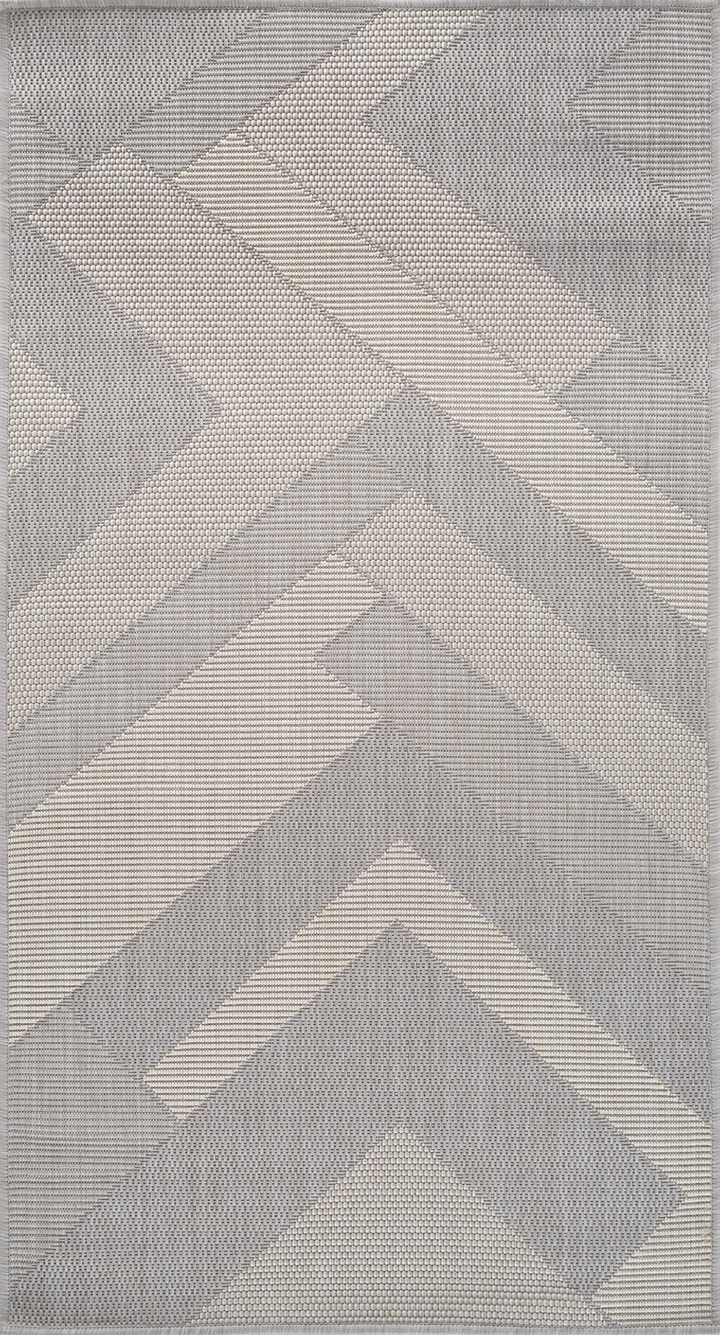 Tapis d'Extérieur/Intérieur Gris/Ivoire  Hino