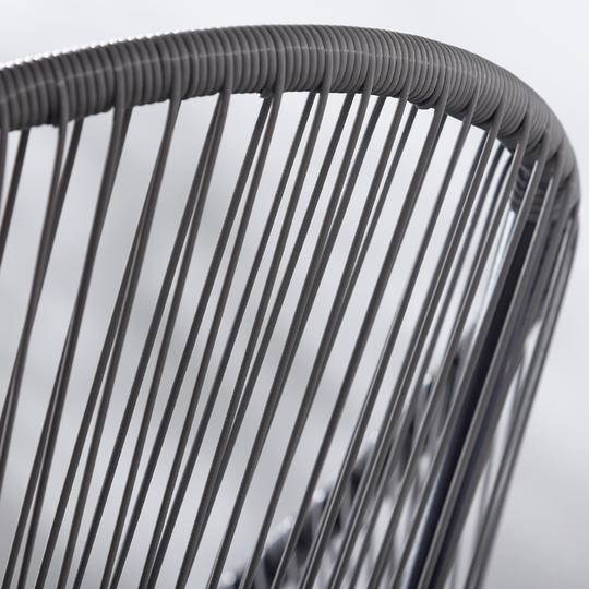 zoom chaise acapulco gris foncé