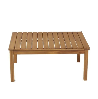 Salon de jardin bas en bois acacia 4 pièces Java