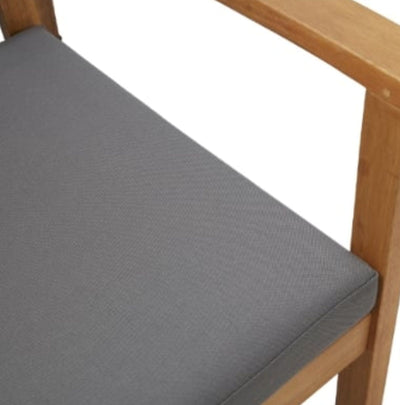 Salon de jardin bas en bois acacia 4 pièces Java