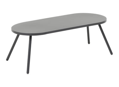 Salon de jardin HESPERIDE PAOPAO graphite en acier