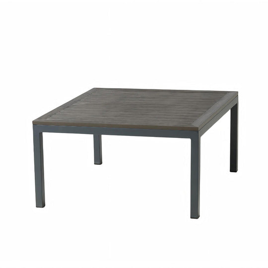 Salon de jardin 3/4 places avec table basse gris foncé MAJURO