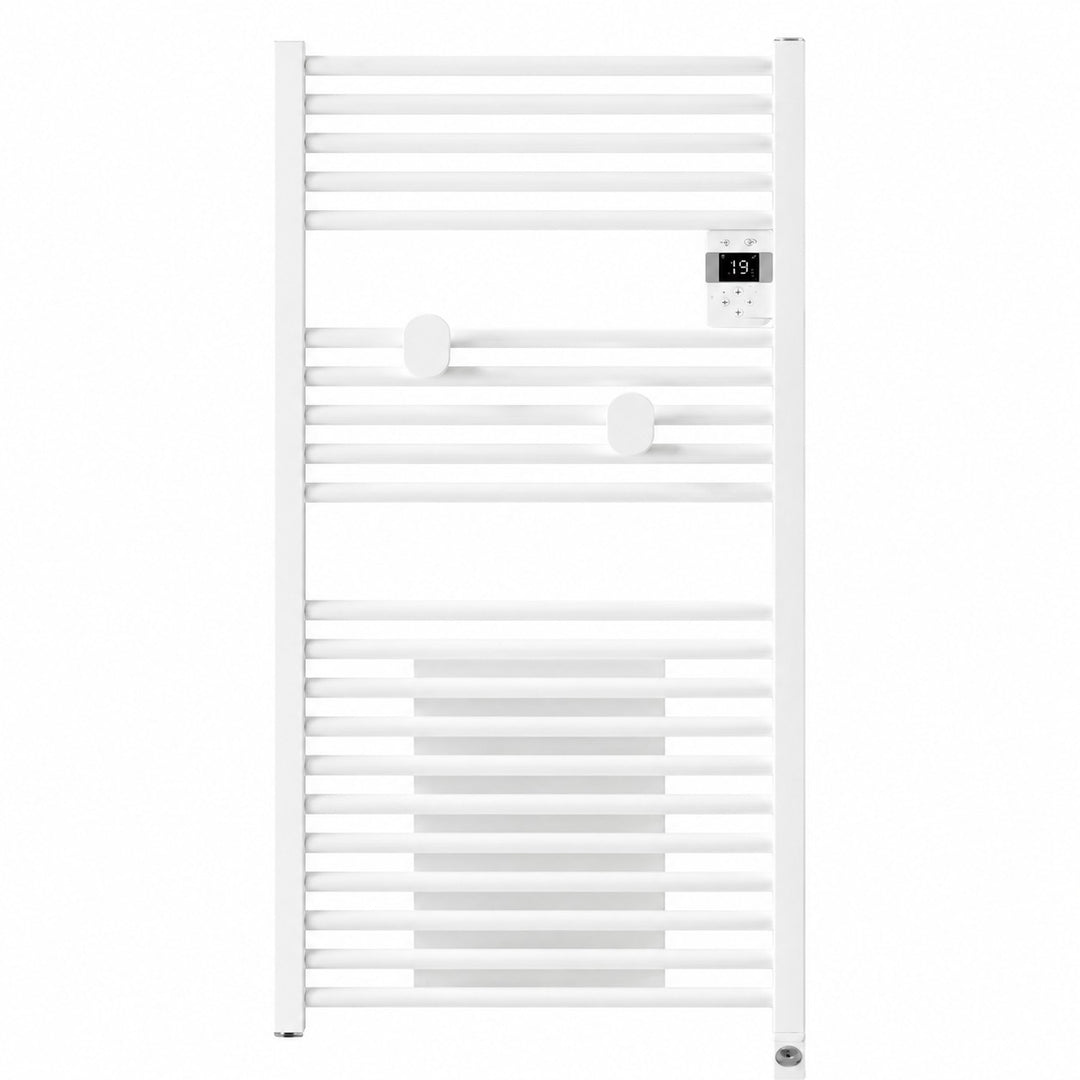 Sèche-serviettes connecté Riva 5 avec soufflerie 1500W Blanc brillant - THERMOR